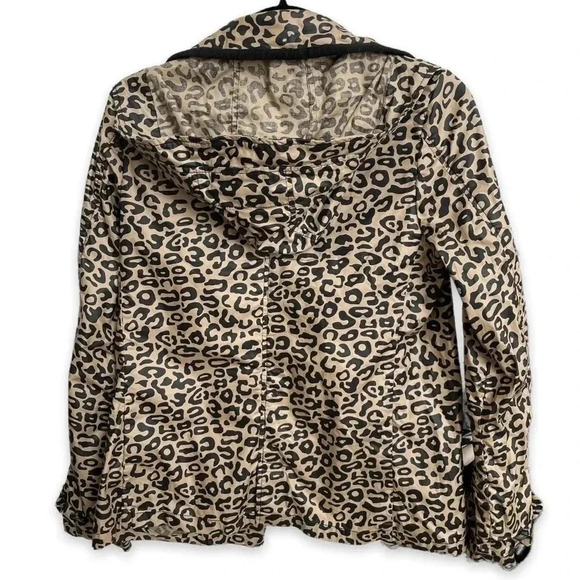 Maison Scotch Leopard Print Jacket Hood - Picture 3 of 6